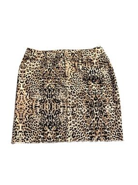 INC Leopard Print Mini Skirt